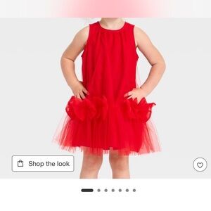 Target Red Tulle Kids Dress